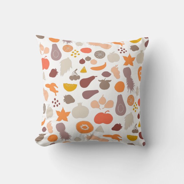 Coussin Motif de fruit (Recto)