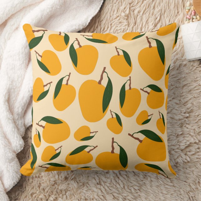Coussin Motif de fruits d'été Mango (Couverture)