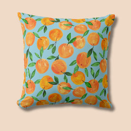 Coussin Motif de fruits d'oranges d'agrumes
