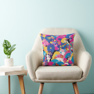 Coussin Motif de Harajuku