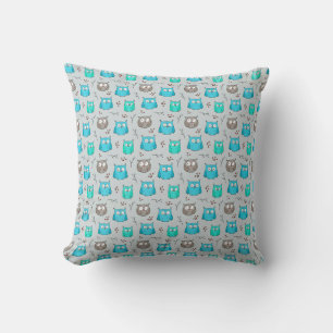 Coussin Motif de hibou non répété