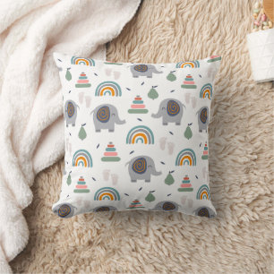 Coussin Motif de jouets pour bébé mou