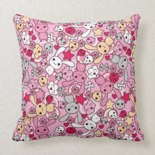 Coussin Motif de Kawaii