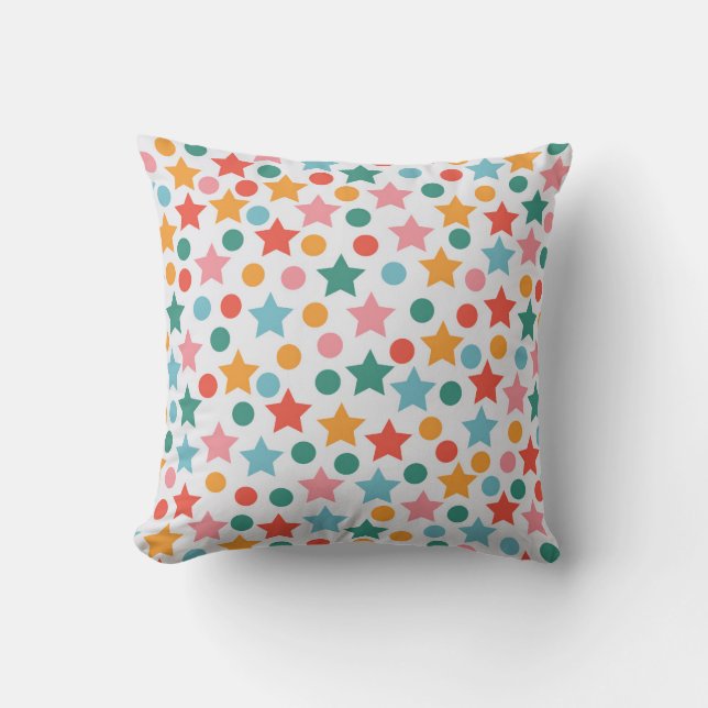 Coussin Motif de la fête de l'étoile et du point (Recto)