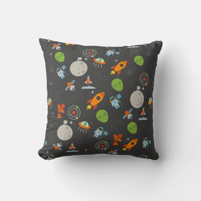 Coussin Motif de l'espace (Recto)