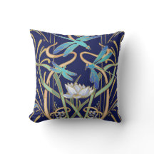 Motif de libellules Art nouveau