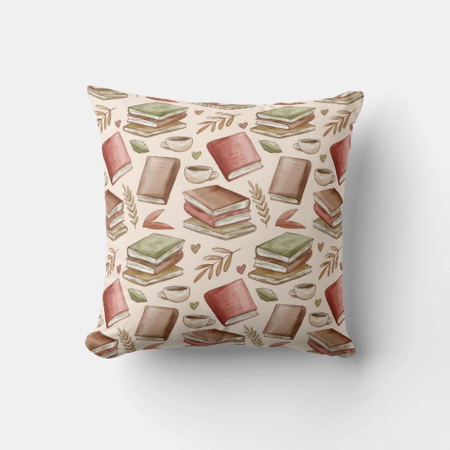 Coussin Motif de livre (Recto)