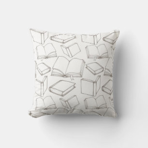 Coussin Motif de livre
