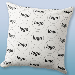 Coussin Motif de logo simple