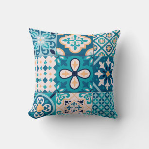 Coussin Motif de mosaïque marocaine