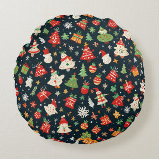 coussin motif de noël