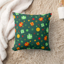 Motif de Noël vert amusant