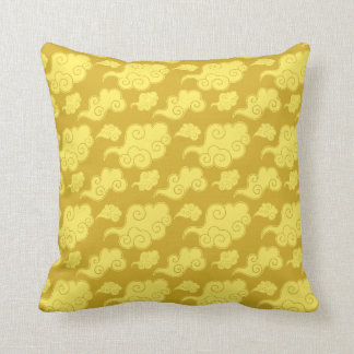 Coussin Motif de nuage d'or traditionnel asiatique/chinois