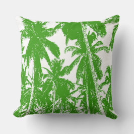 Coussin Motif de palmiers dans un design postérisé