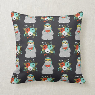 Coussin Motif de paresse de pastèque