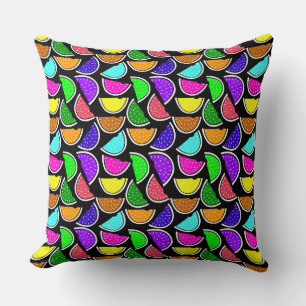 Coussin Motif de pastèque coloré mignon