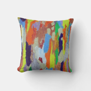 Coussin motif de patch peinture image peinture couleur