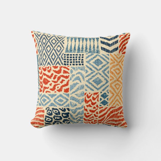 Coussin Motif de patchwork sans couture. Une collection de (Recto)