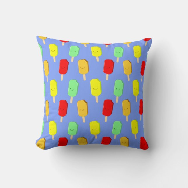 Coussin Motif de pâte de glace de fruits (Recto)