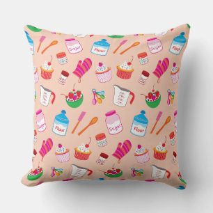 Coussin Motif de pâtisserie douce