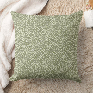 Coussin Motif de peau de reptile subtil sans couture