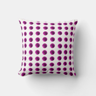 Coussin Motif de pelouse violette,