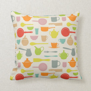 Coussin Motif de plats
