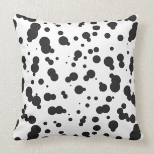 Coussin Motif de points de Dalmatine