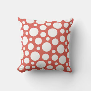 Coussin Motif de points Polka Gras