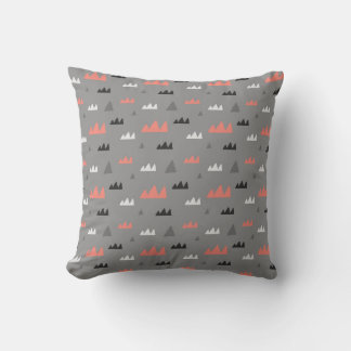 Coussin Motif de sommets géométriques