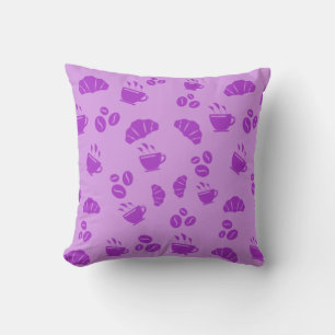Coussin Motif de style de café