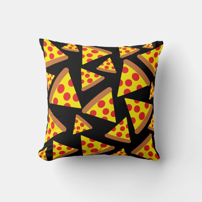 Coussin Motif de tranches de pizza (Recto)