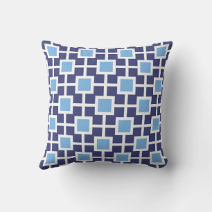 Coussin Motif de treillis géométrique