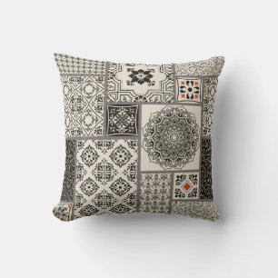 Coussin Motif de tuile islamique Majolica