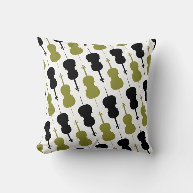 Coussin Motif de violoncelle (Recto)
