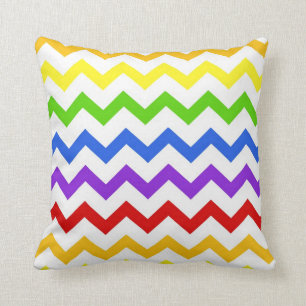 Coussin Motif de zigzag mignon de kawaii de zigzag de