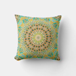 Coussin motif décorative vintage. Islam, arabe, indien,