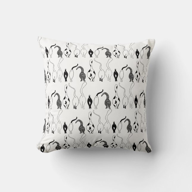 Coussin Motif des boutons de chat (Recto)