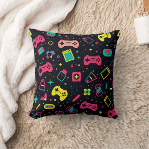 Coussin Motif des contrôleurs de jeu vidéo