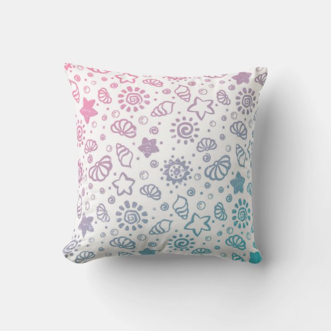 Coussin Motif d'été (Recto)