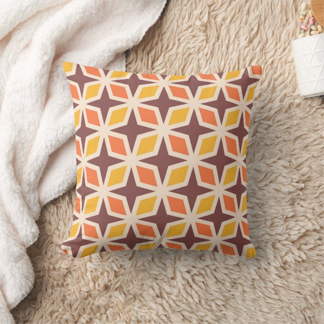 Coussin Motif d'étoile géométrique moyen (Couverture)
