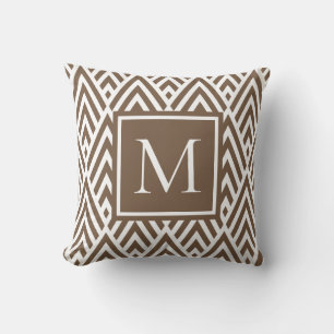 Coussin Motif diamant tendance moyen Brown Monogram Arrow