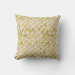 Coussin motif d'impression de sirène d'or