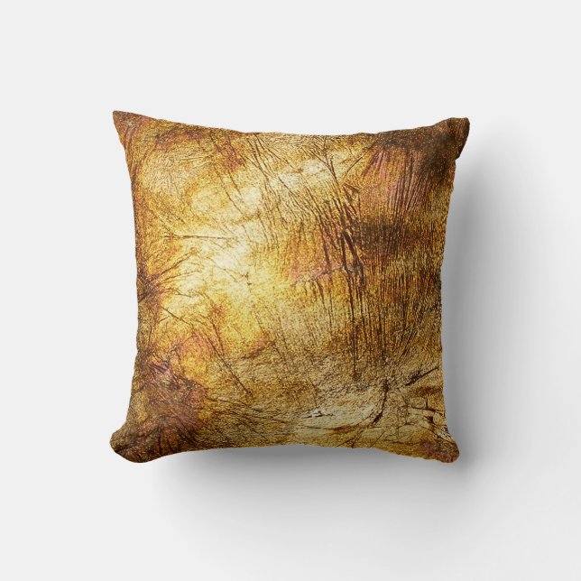 Coussin Motif d'or (Recto)