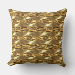 Coussin Motif doré captivant