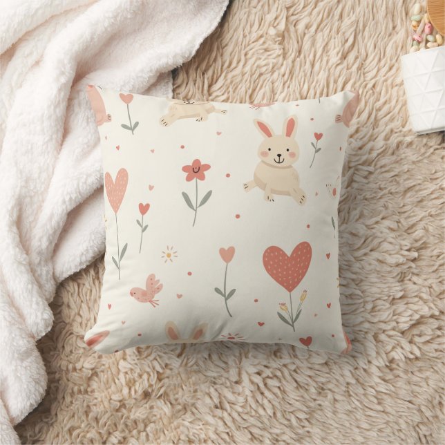 Coussin motif douillet et doux (Couverture)