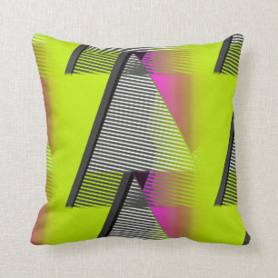 Coussin Motif du néon 80s