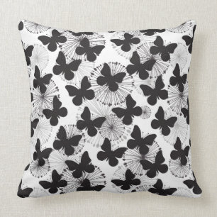 Coussin motif d'un papillon