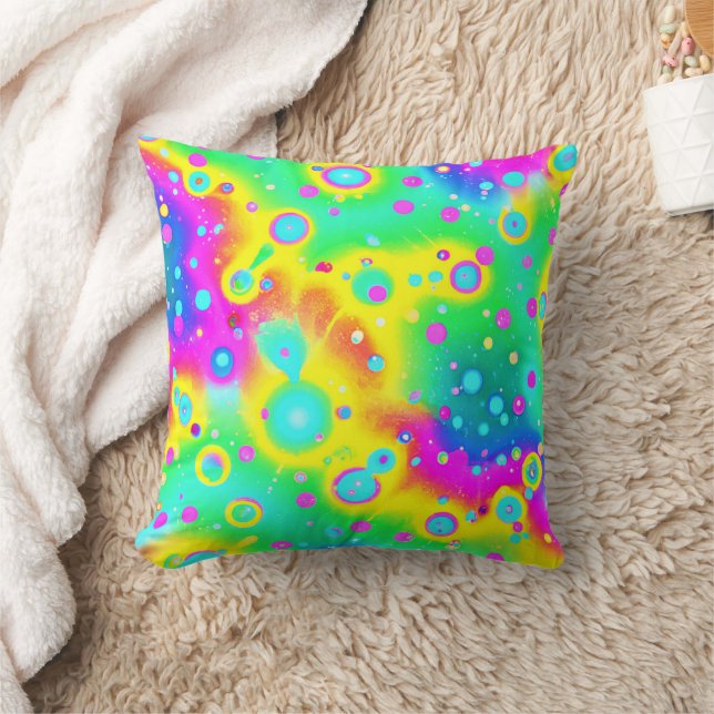 Coussin Motif dynamique Neon Blaze (Couverture)