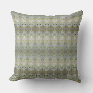 Coussin Motif Élégant Avec Vert Olivier